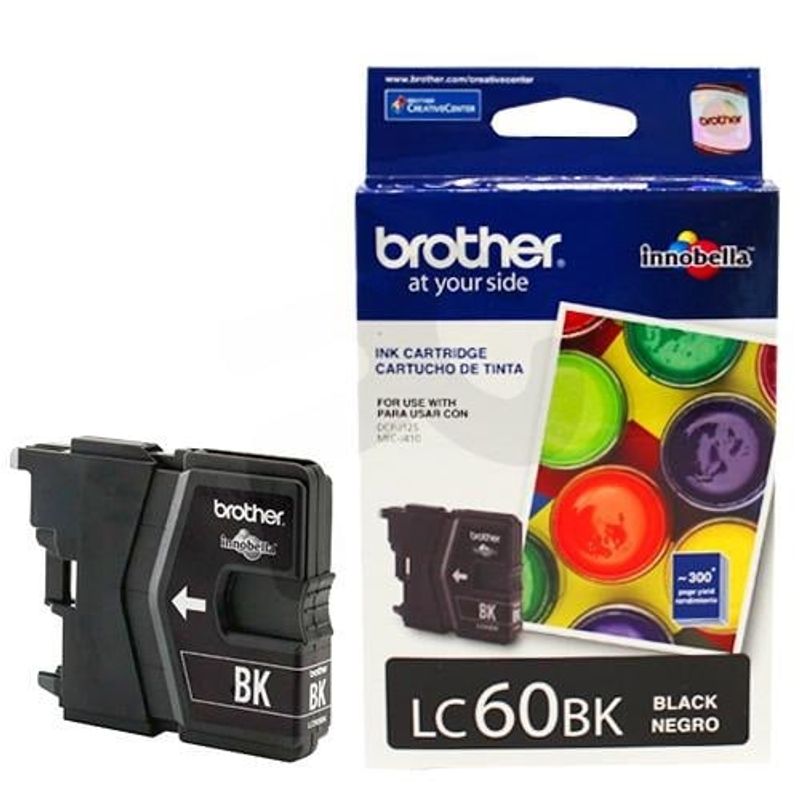 BROTHER - Cartucho de Tinta Brother LC-60BK 260 pág. Negro