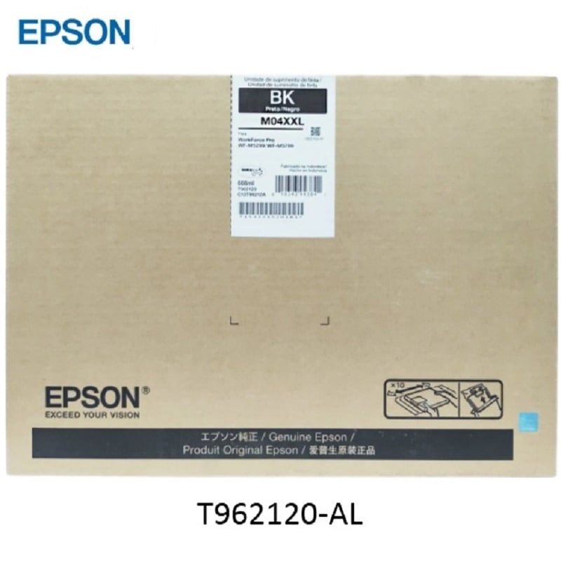 EPSON - Bolsa de Tinta Epson T962 XXL pág. 40.000 Negro T962120-AL