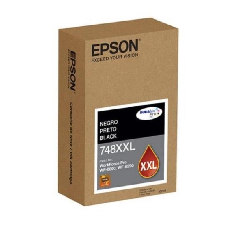 EPSON - Cartucho de Tinta Epson 748XXLpág. 10.000 Negro T748XXL120-AL