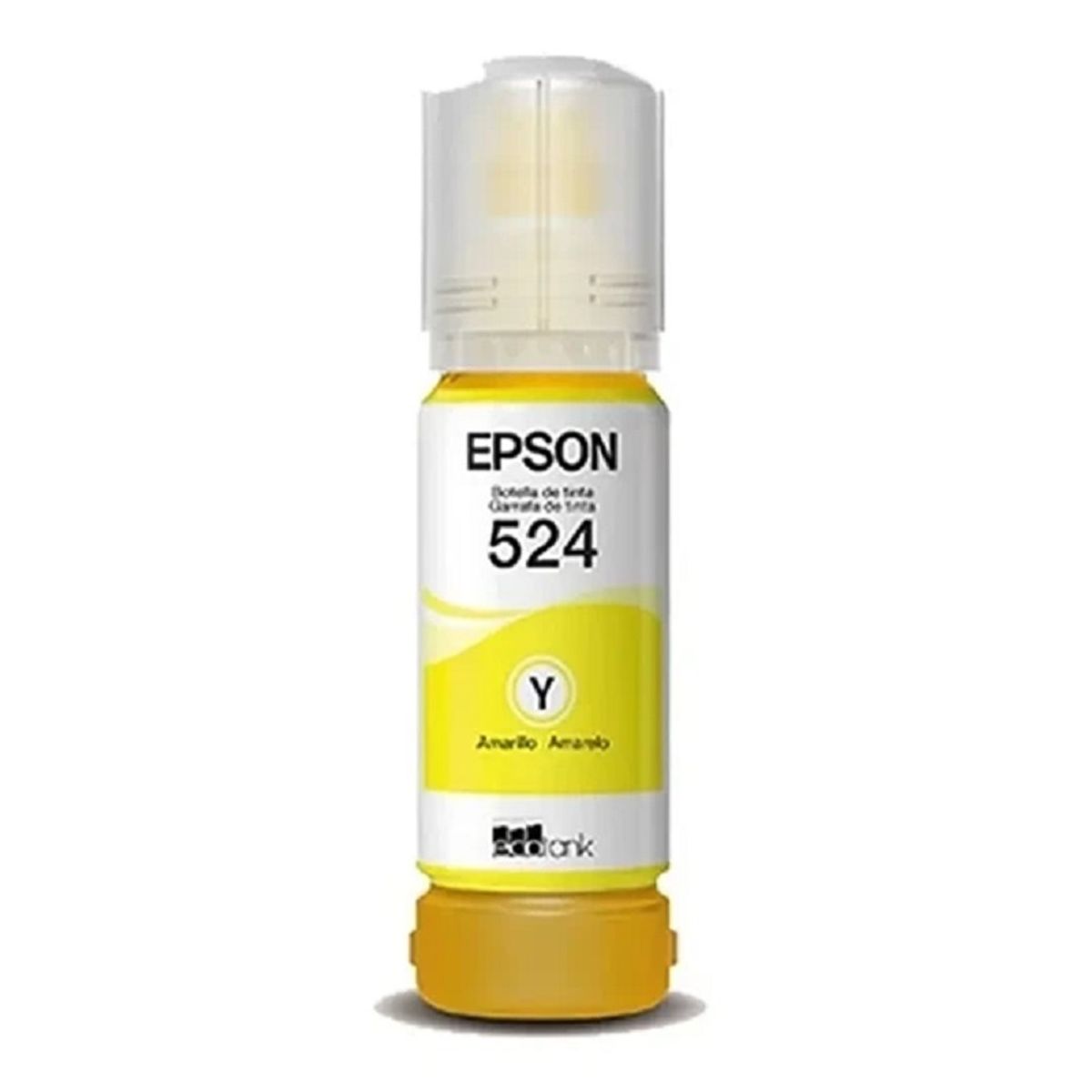 EPSON - Botella de Tinta Epson T524 17,26ml pág. 6.000 Amarillo T524420-AL