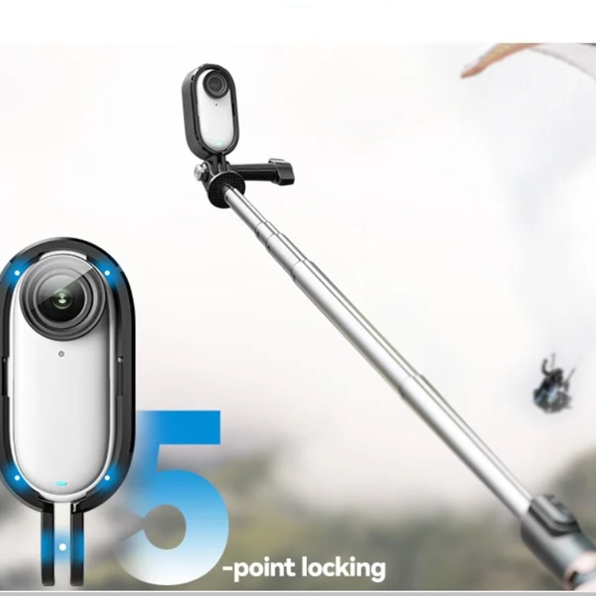 TELESIN - Marco Adaptador Frame para Insta360 GO 3 - Telesin