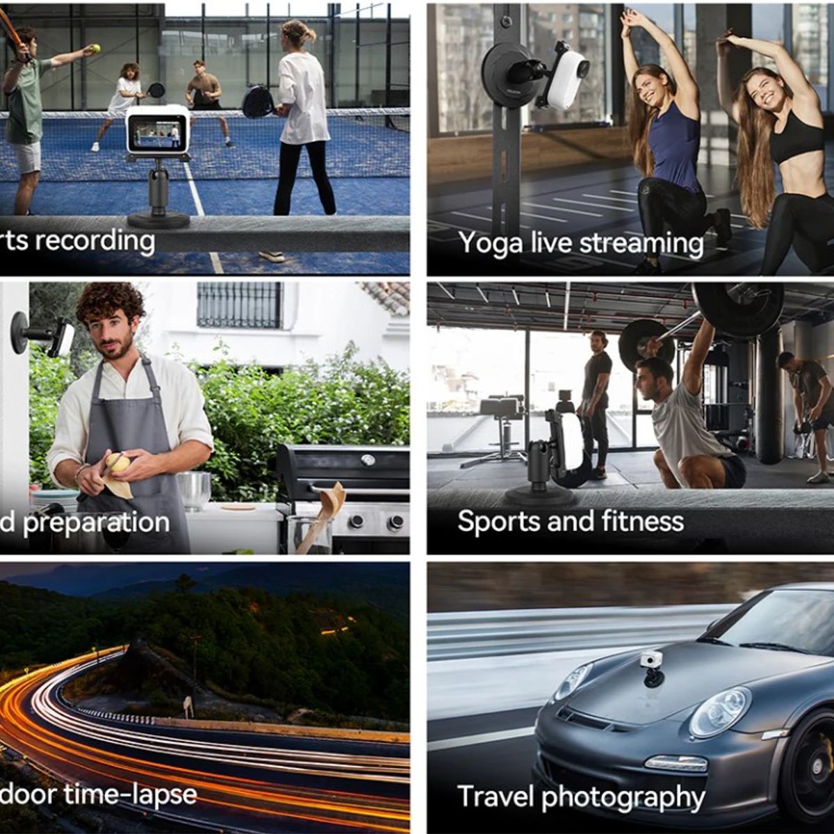 TELESIN - Base Magnética para Camaras Insta360 Gopro DJI OSMO etc