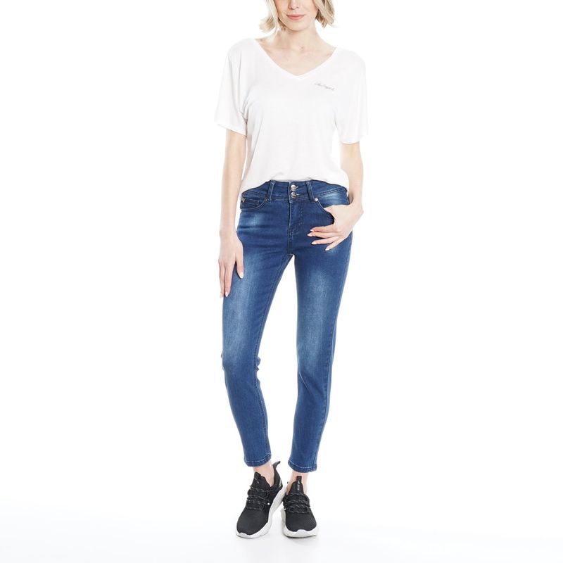 ELLUS - JEANS ELLUS MUJER CALCE TIRO MEDIO  CANDICE AF062776.---