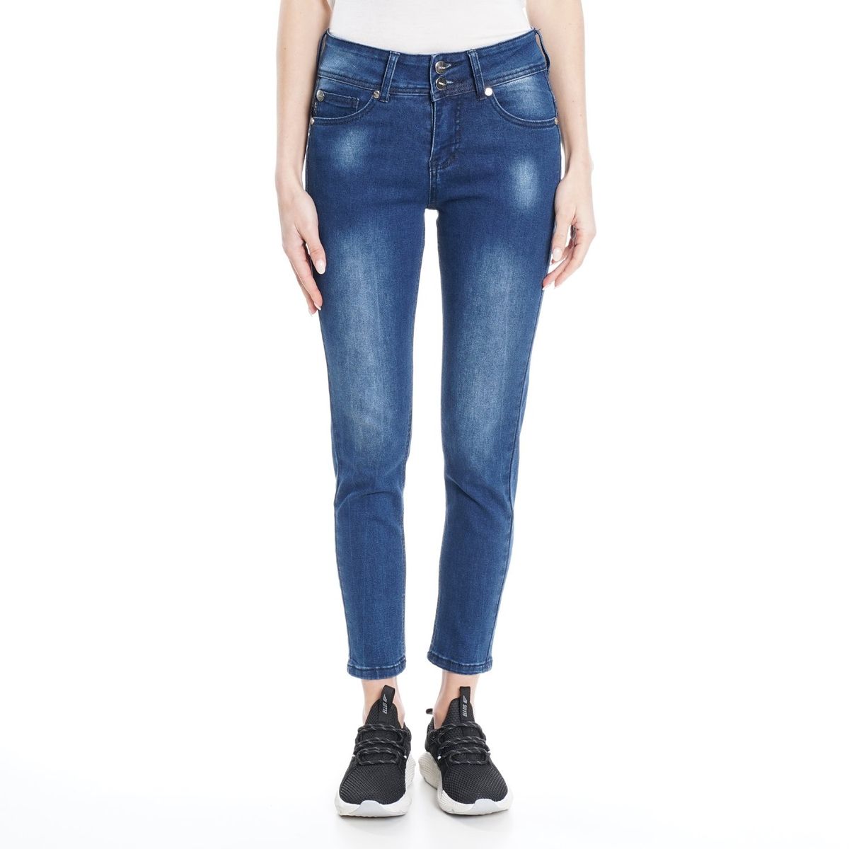 ELLUS - Ellus Jeans Candice Leggings Cropped Pretina Ancha L28