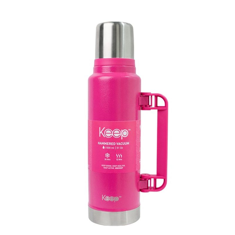 KEEP - TERMO HAMMERED 1500ml KEEP - rosa