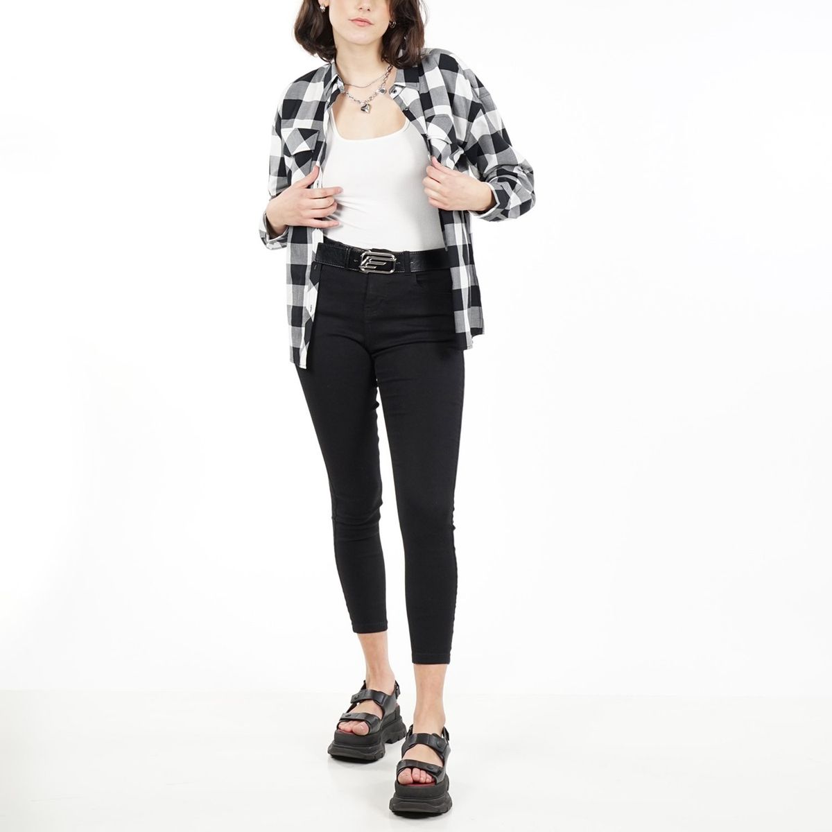 ELLUS - JEANS ELLUS MUJER  JESS TIRO ALTO AF051818.---