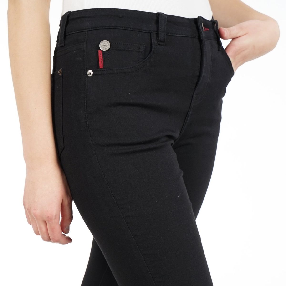 ELLUS - JEANS ELLUS MUJER  JESS TIRO ALTO AF051818.---