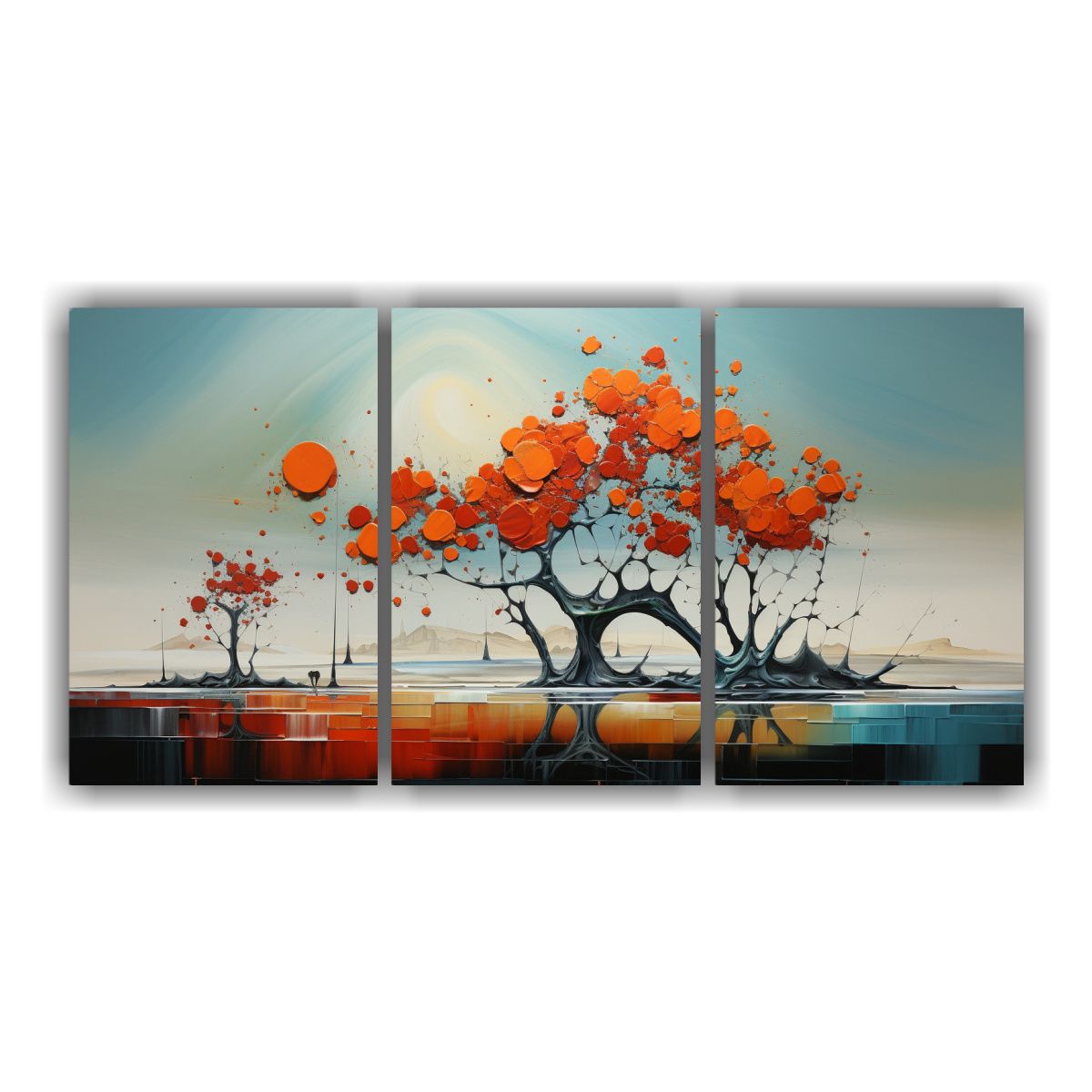 GENERICO - Exposición Cuadros Abstractos Online, Tonos Baratos 240x120cm