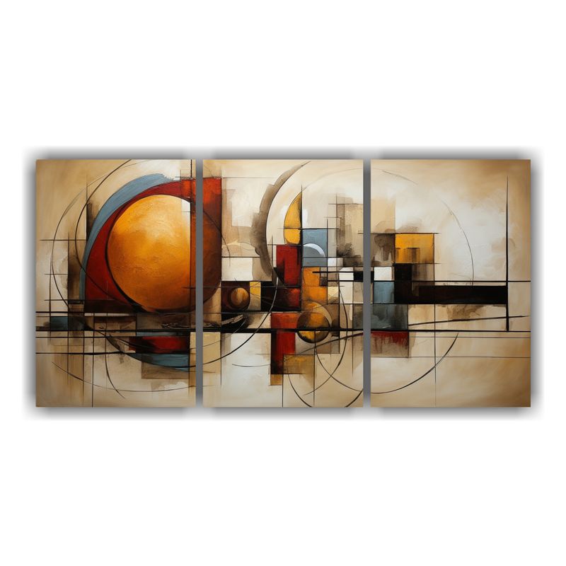 GENERICO - Cuadros De Pared Abstractos De Alta Calidad En Lienzo 240x120cm