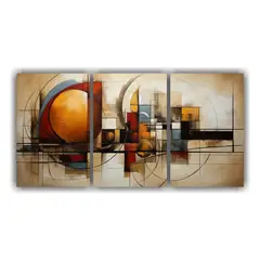 GENERICO - Cuadros De Pared Abstractos De Alta Calidad En Lienzo 240x120cm