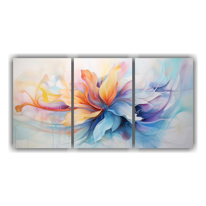GENERICO - Cuadro Abstracto Representando Una Explosión De Primavera E 240x120cm