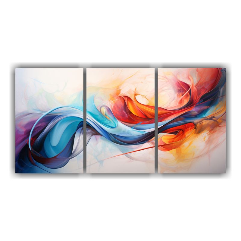 GENERICO - Pinturas Decorativas Abstractas De Relieve: Composición De  240x120cm