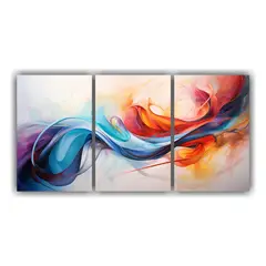 GENERICO - Pinturas Decorativas Abstractas De Relieve: Composición De 240x120cm