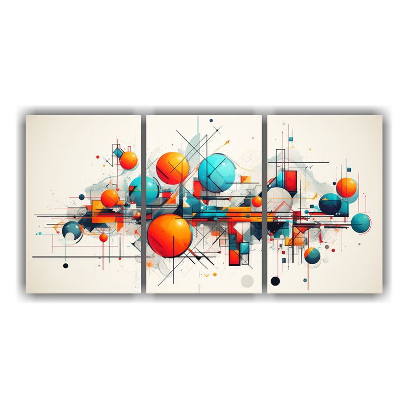 GENERICO - Pinturas Decorativas Abstractas Digitales De Alta Resolució 240x120cm