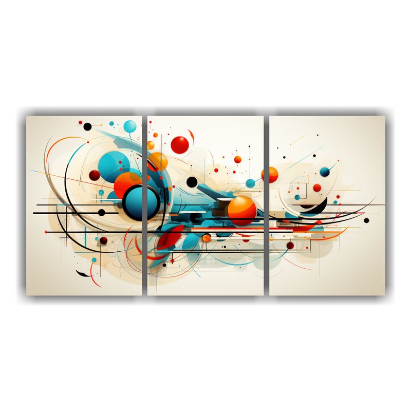 GENERICO - Composiciones Fotografía Abstracta Para Decoración 240x120cm