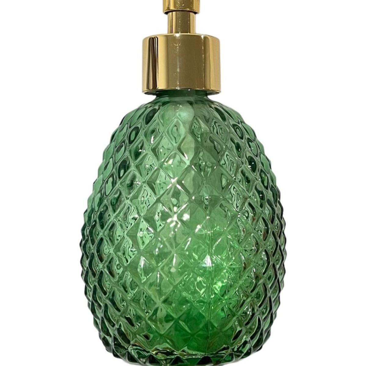 OEM - Dispensador Jabón Alcohol Gel 350ml Vidrio Elegante Esfera