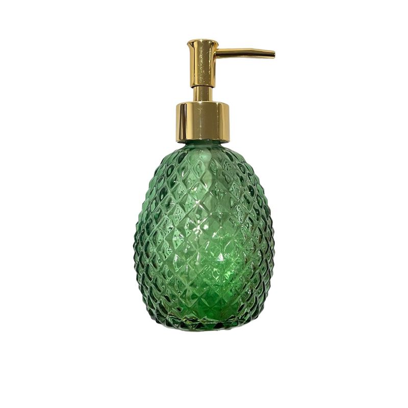 OEM - Dispensador Jabón Alcohol Gel 350ml Vidrio Elegante Esfera