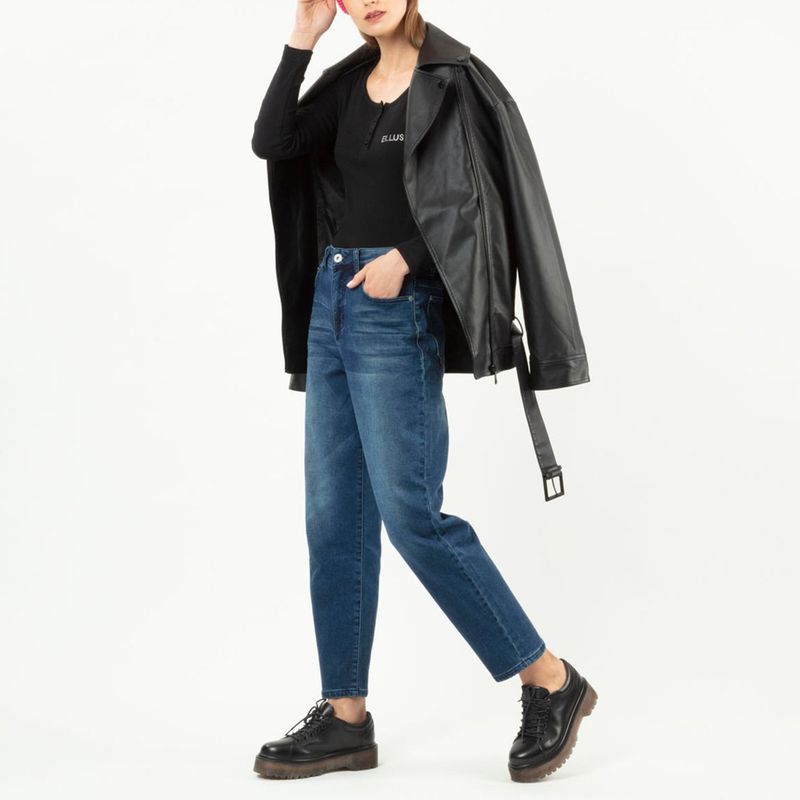 ELLUS - jeans ellus mujer baggy tiro ultra alto AF092031