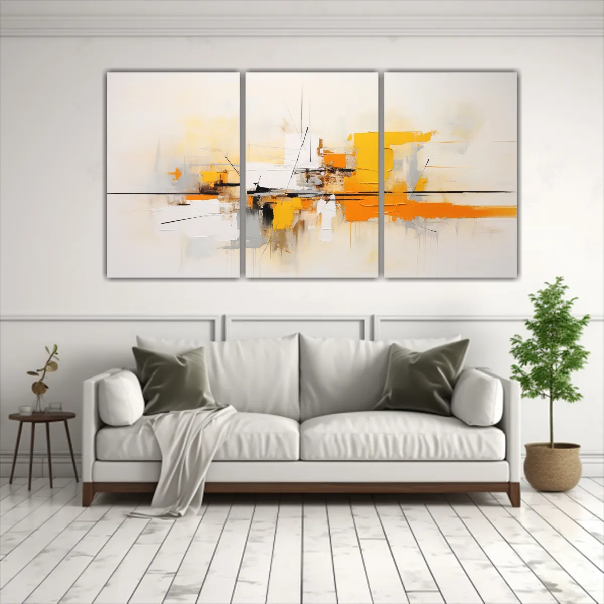GENERICO - Pinturas De Decoración Abstractas Minimalistas Inspiradas E 240x120cm