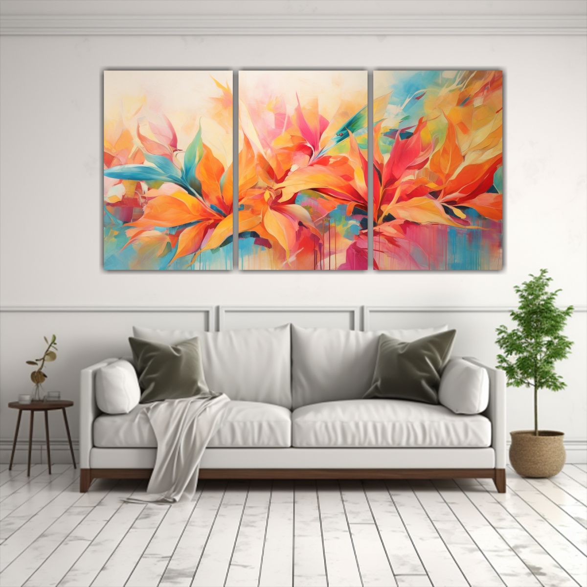 GENERICO - Pinturas De Decoración Multicolor: Interpretación Abstract 240x120cm