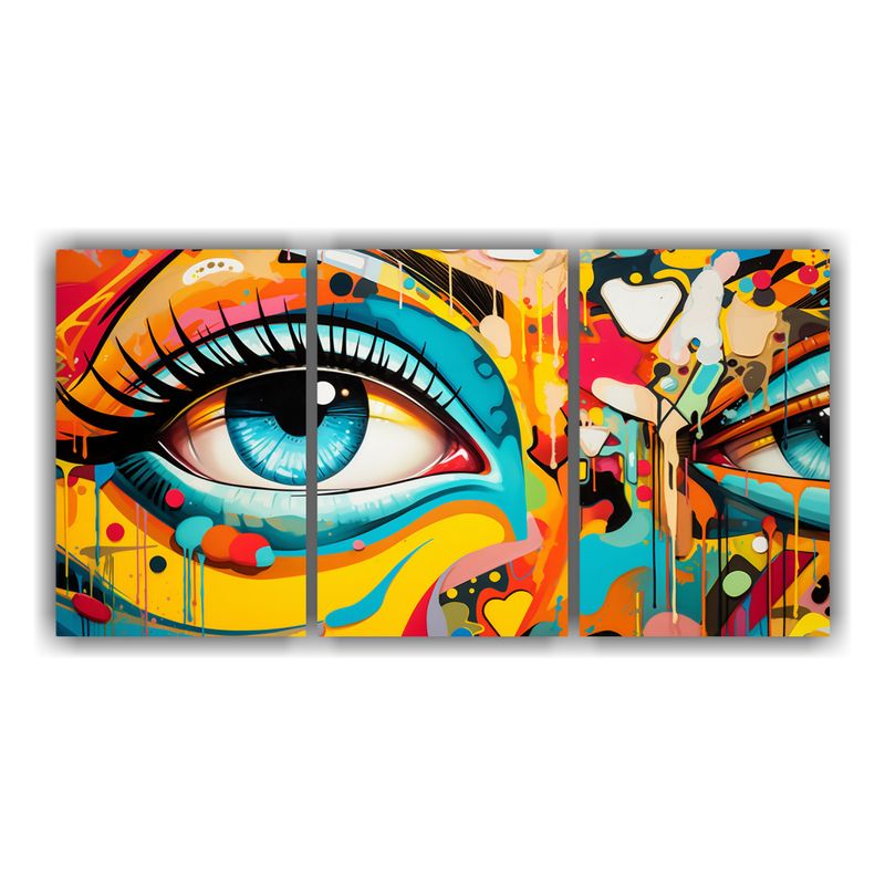 GENERICO - Pinturas Decorativas De Fusión Abstracta De Pop Art Y Cómi 240x120cm