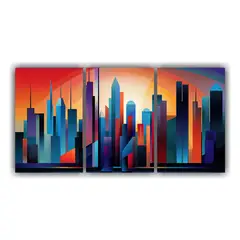 GENERICO - Pintura Decorativa única Con Representación Abstracta Del 240x120cm