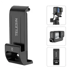 TELESIN - Tapa de Batería Carga Fácil Tipo C para GoPro 12 11 10 9 -