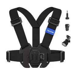 TELESIN - Arnés pecho Clip Rápido para Camaras Gopro u otras -