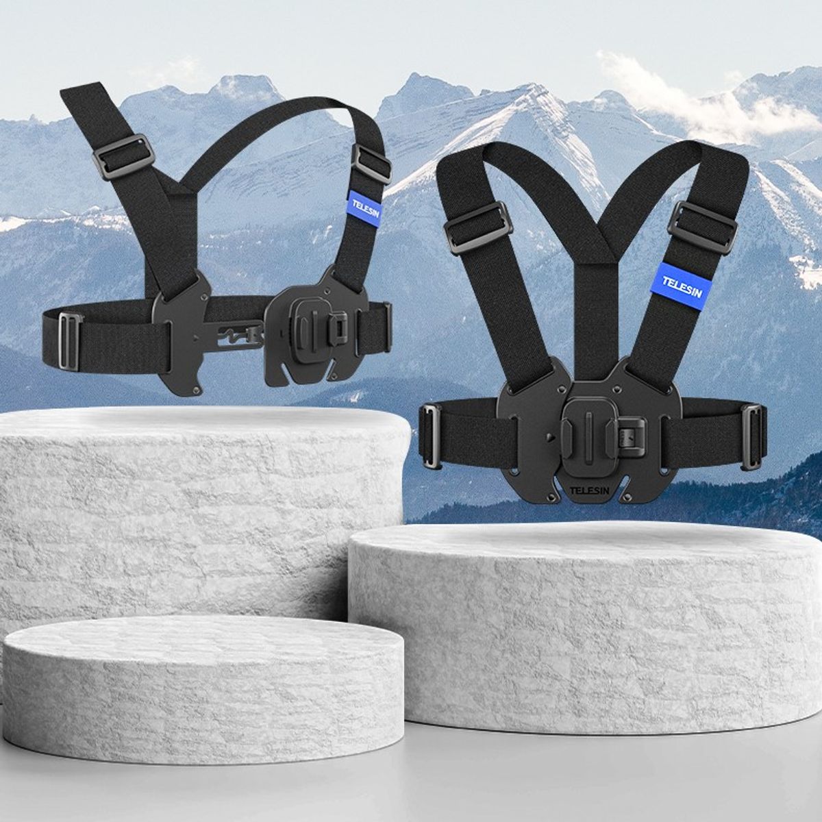 TELESIN - Arnés pecho Clip Rápido para Camaras Gopro u otras - Telesin