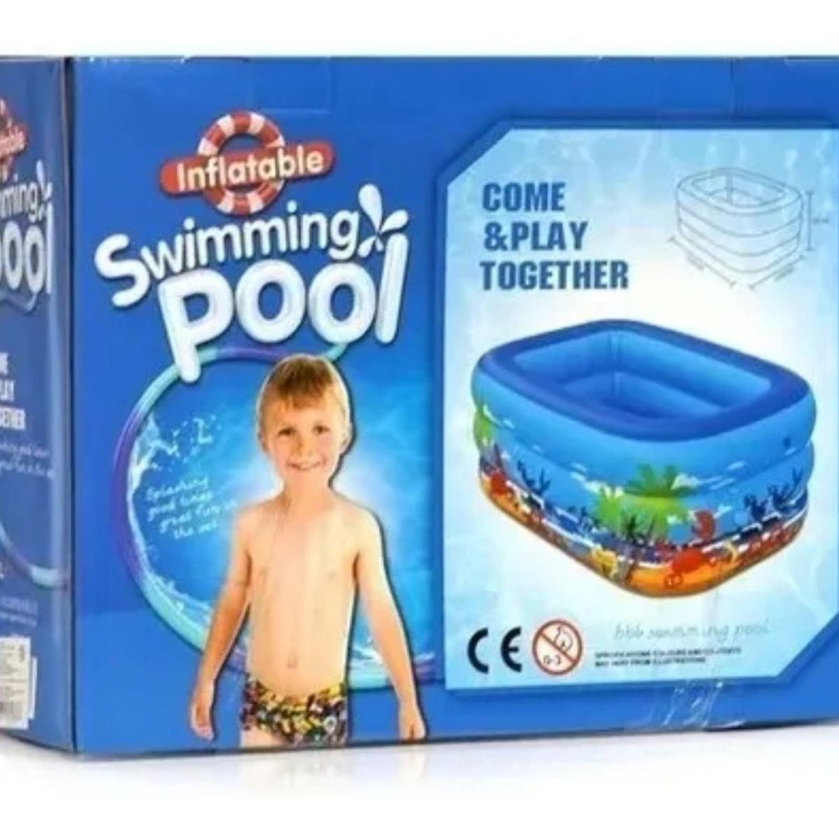 GENERICO - Piscina Inflable Niños Piscinas Rectangular 115cm