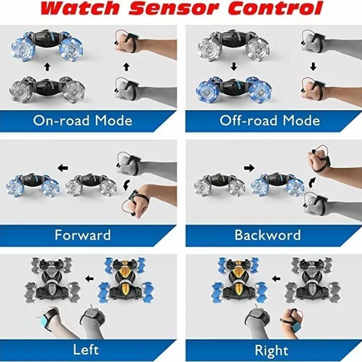 MUNDO MAGIA - Auto Control Remoto Sensor Movimiento Control Mano Gesto