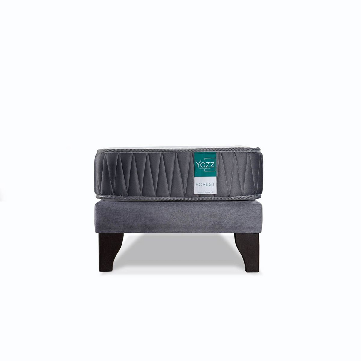 YAZZ - Cama Europea 1.5 Plazas Forest Colchon de Resortes Bonnel Yazz