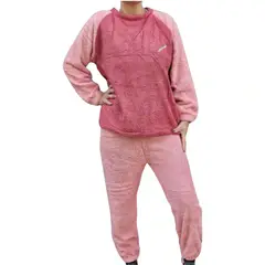 LIKE SHOP - Pijama Mujer Corderito y polar Sin Gorro Calidad Premium cm697