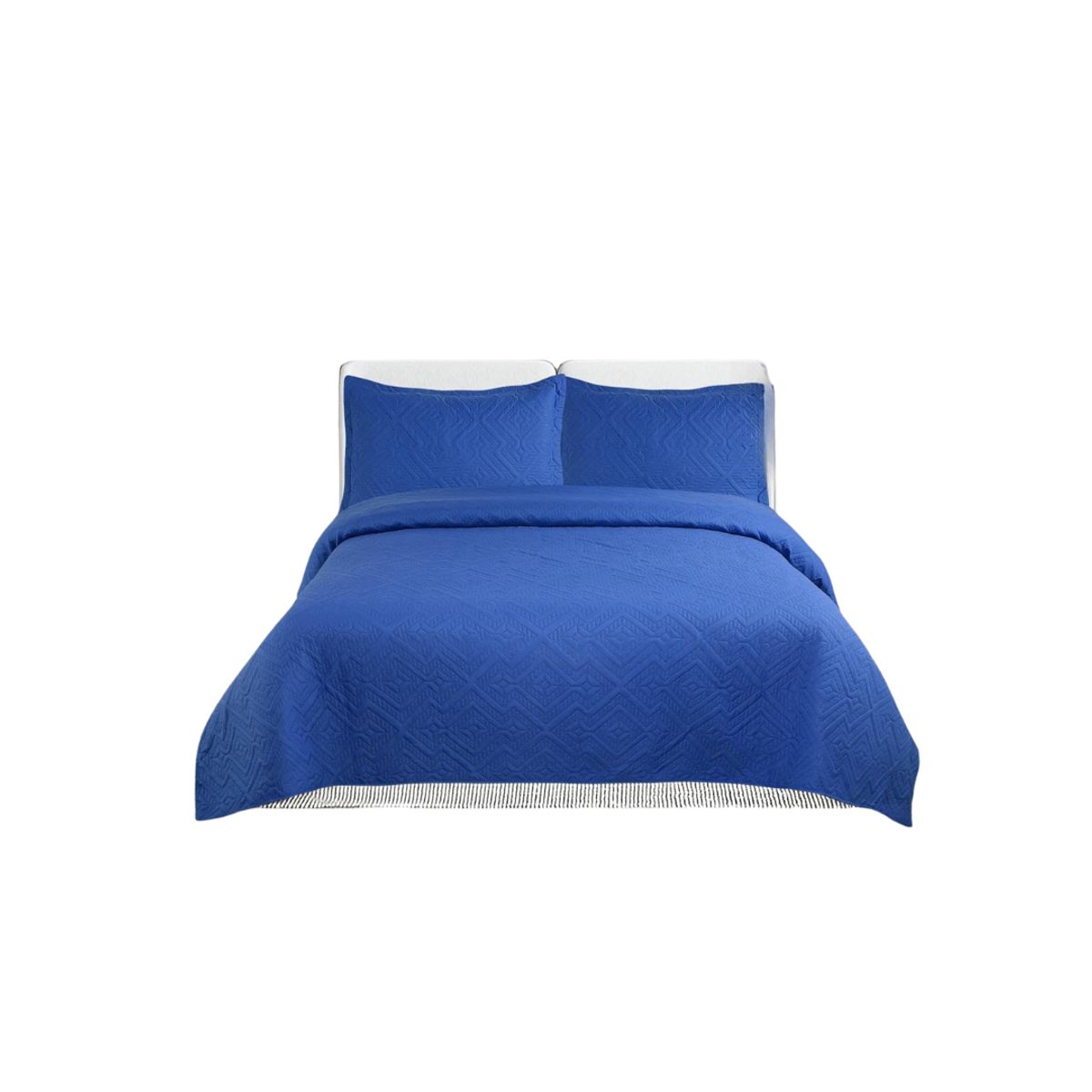 GENERICO - Cubrecama De Verano Delgado Quilt 2 Plazas Unicolor