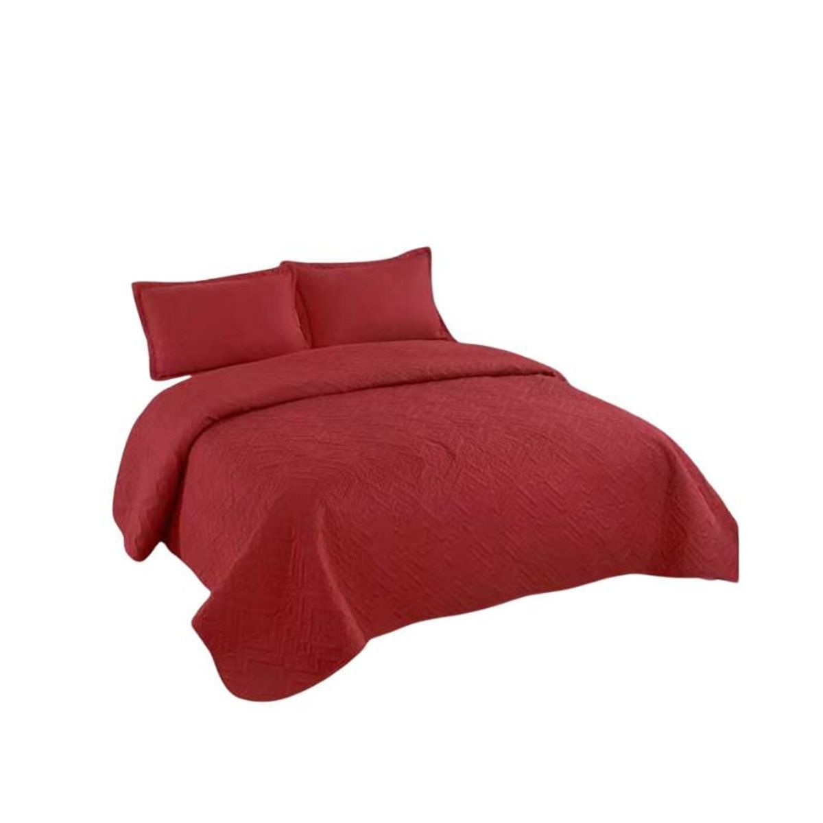 GENERICO - Cubrecama De Verano Delgado Quilt 2 Plazas Unicolor