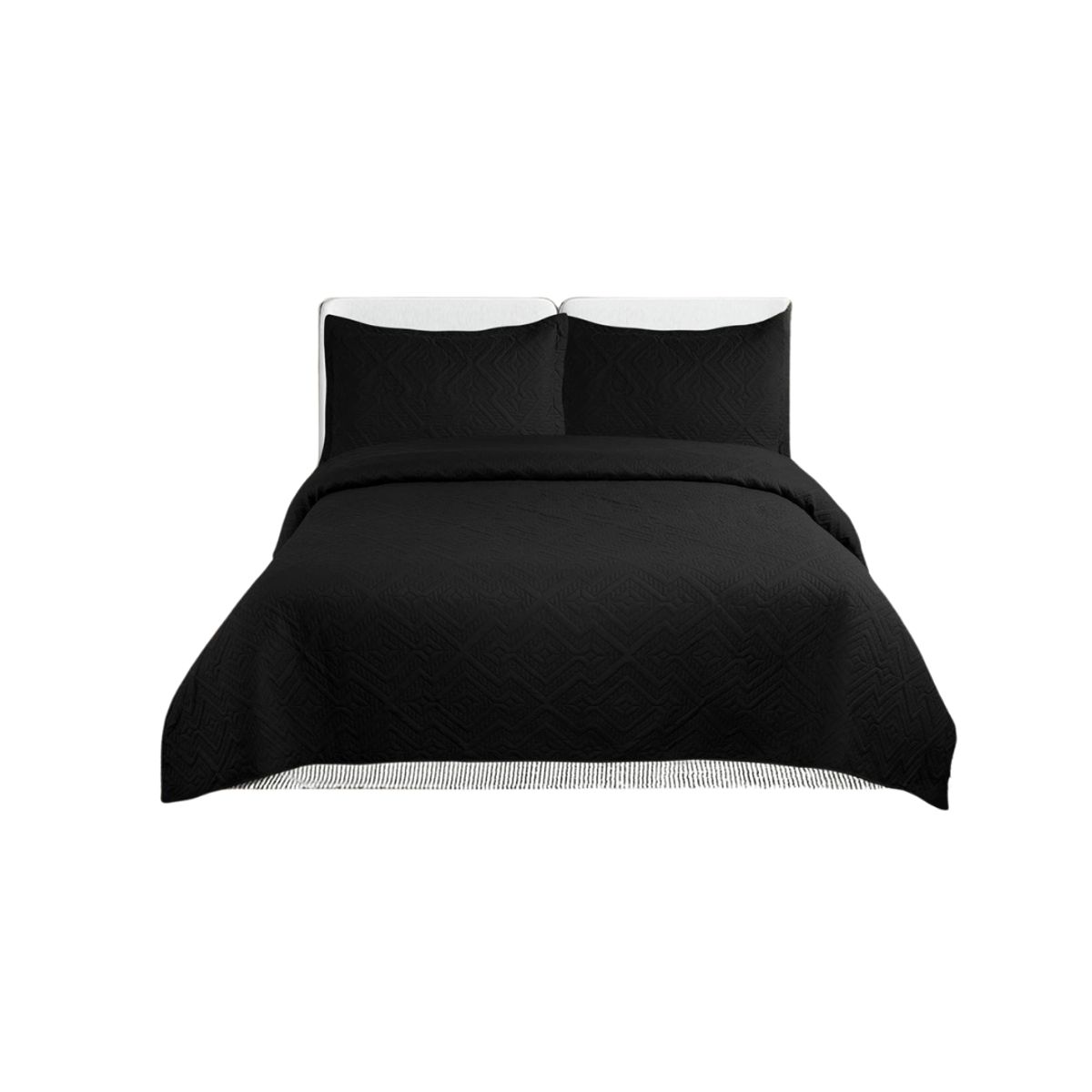 GENERICO - Cubrecama De Verano Delgado Quilt 2 Plazas Unicolor