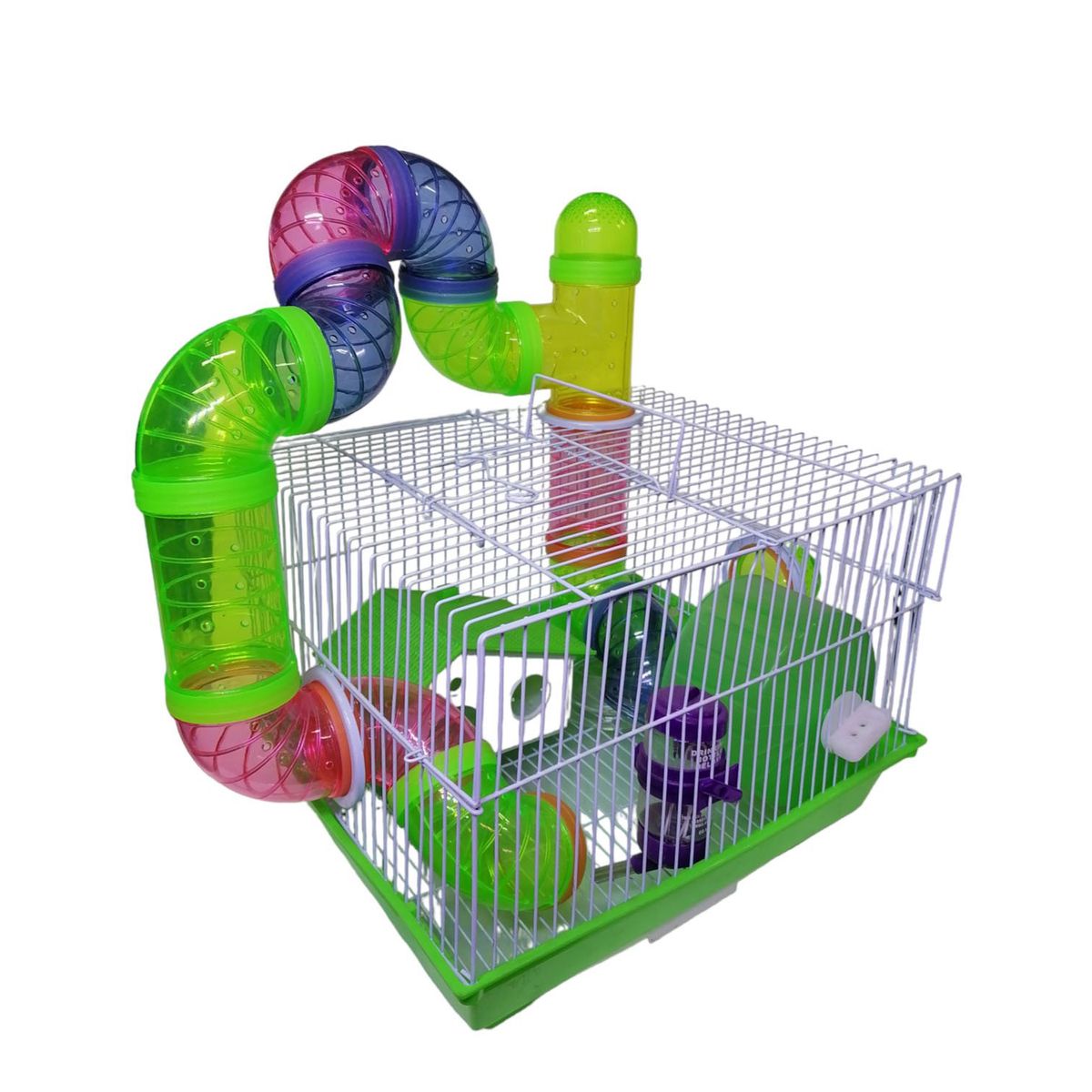 GENERICO - Jaula 3 Pisos Castillo Hamster Raton Jerbo B2211