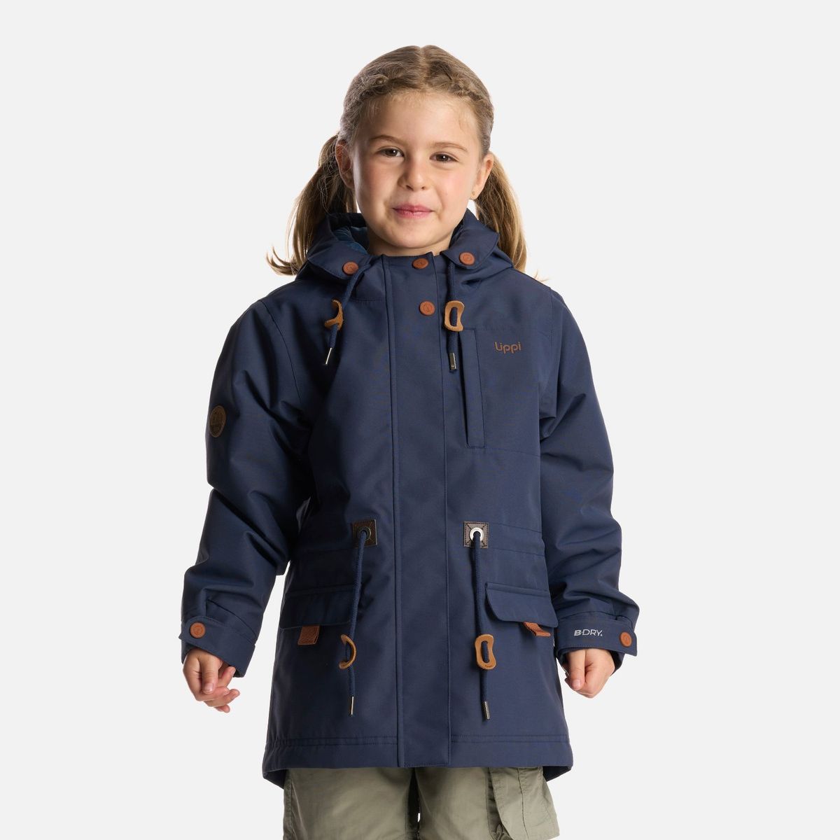 LIPPI - Chaqueta Niña Rainy B-Dry Hoody Jacket Azul Marino Lippi