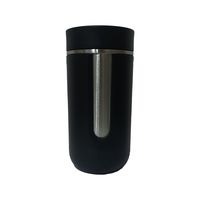 Mug Prime Botón Térmico 400 Ml Verde Negro