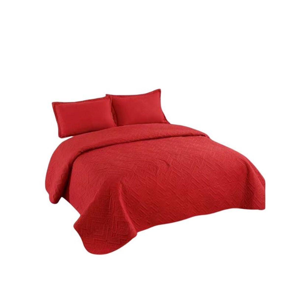 GENERICO - Cubrecama De Verano Delgado Quilt King Unicolor