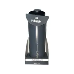 KEEP TITANIO - Mug Vaso Metalico Warmy Keep 450ml Gris