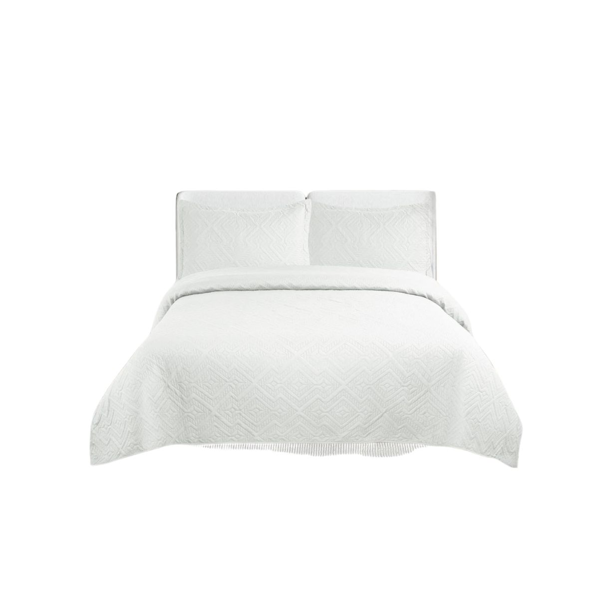 GENERICO - Cubrecama De Verano Delgado Quilt King Unicolor