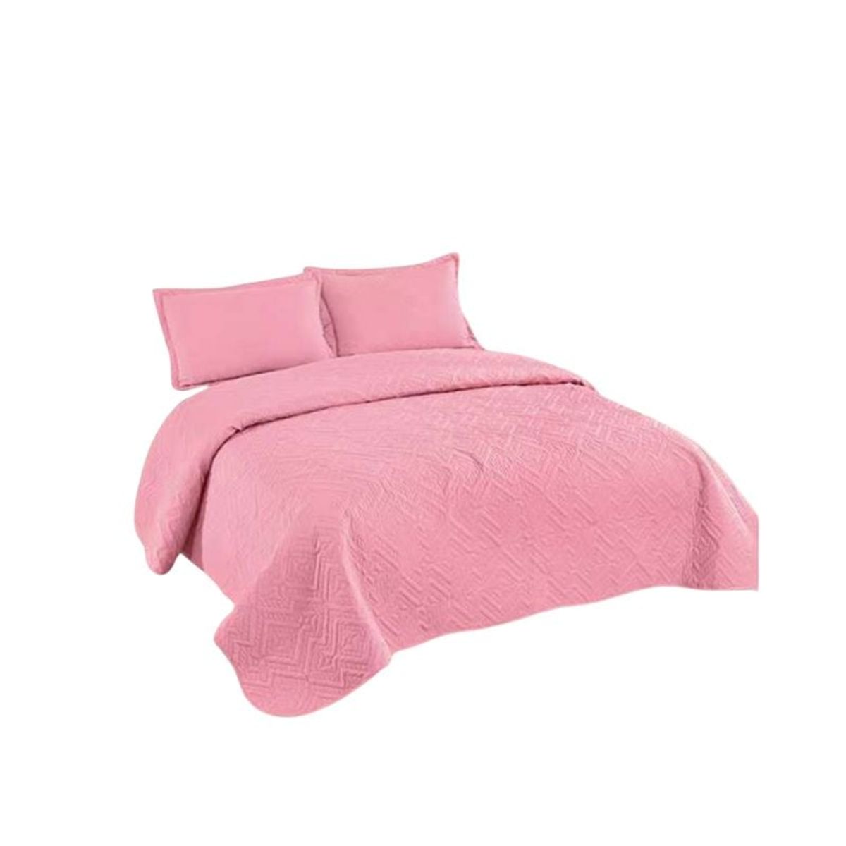 GENERICO - Cubrecama De Verano Delgado Quilt King Unicolor