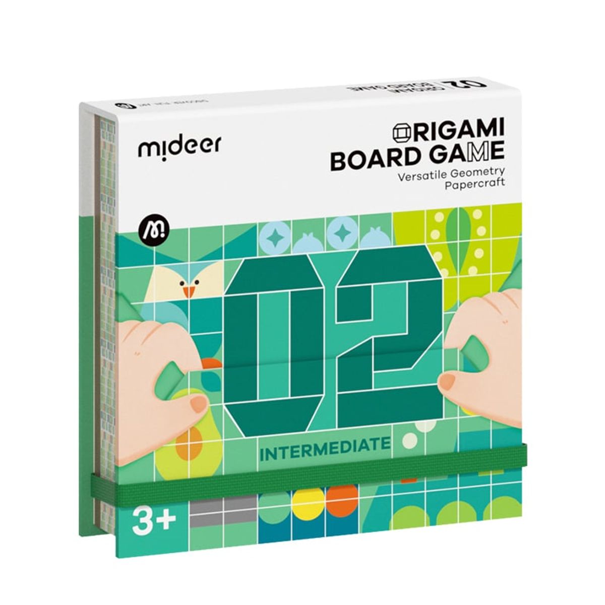 MIDEER - Juego de lógica creación de figuras en papel N2