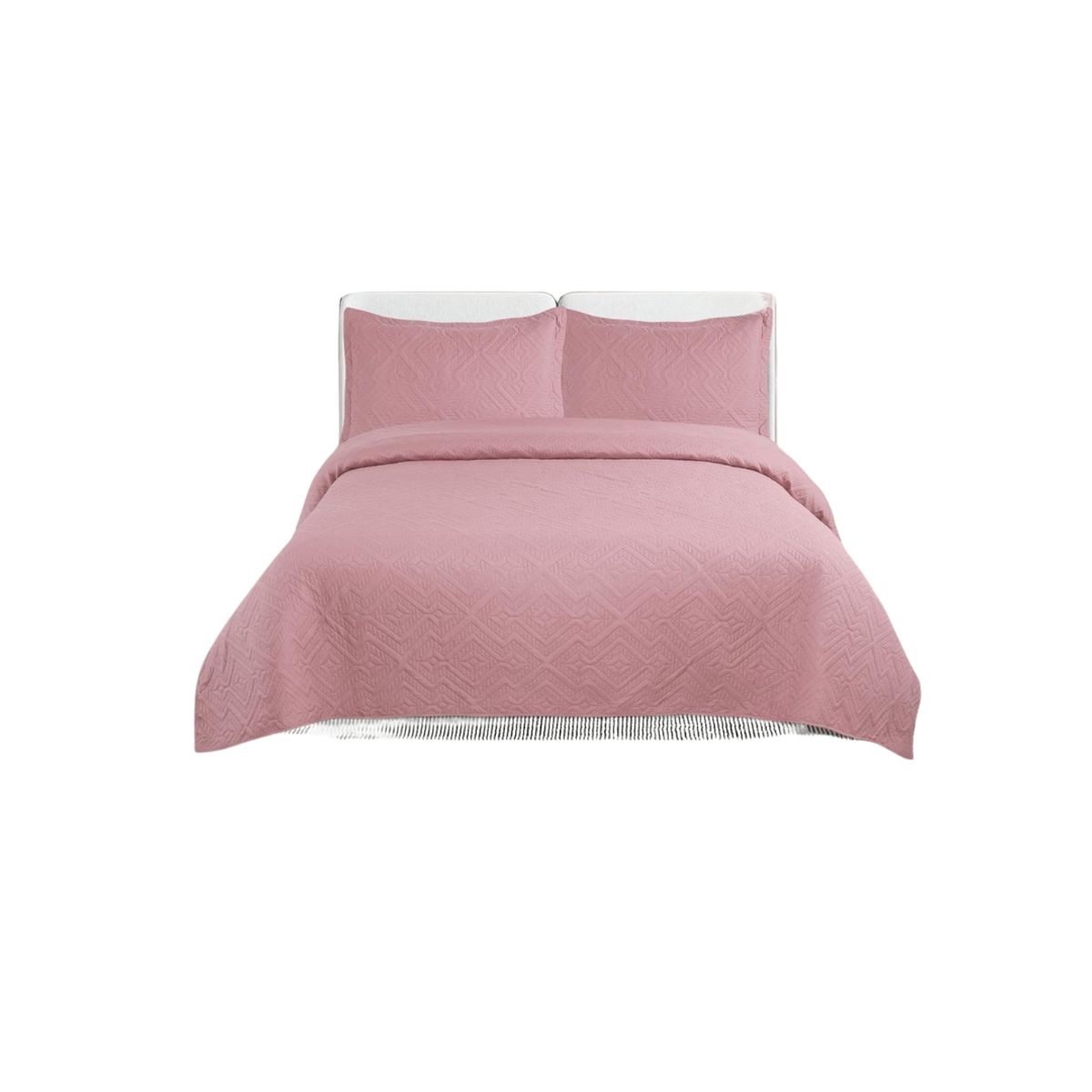 GENERICO - Cubrecama De Verano Delgado Quilt King Unicolor