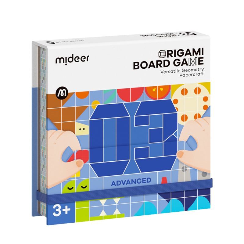 MIDEER - Juego de lógica creación de figuras en papel N3