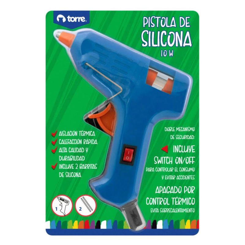 TORRE - Pistola De Silicona Color Azul 10W TORRE   PB-B1