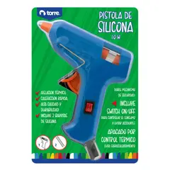 TORRE - Pistola De Silicona Color Azul 10W  PB-B1