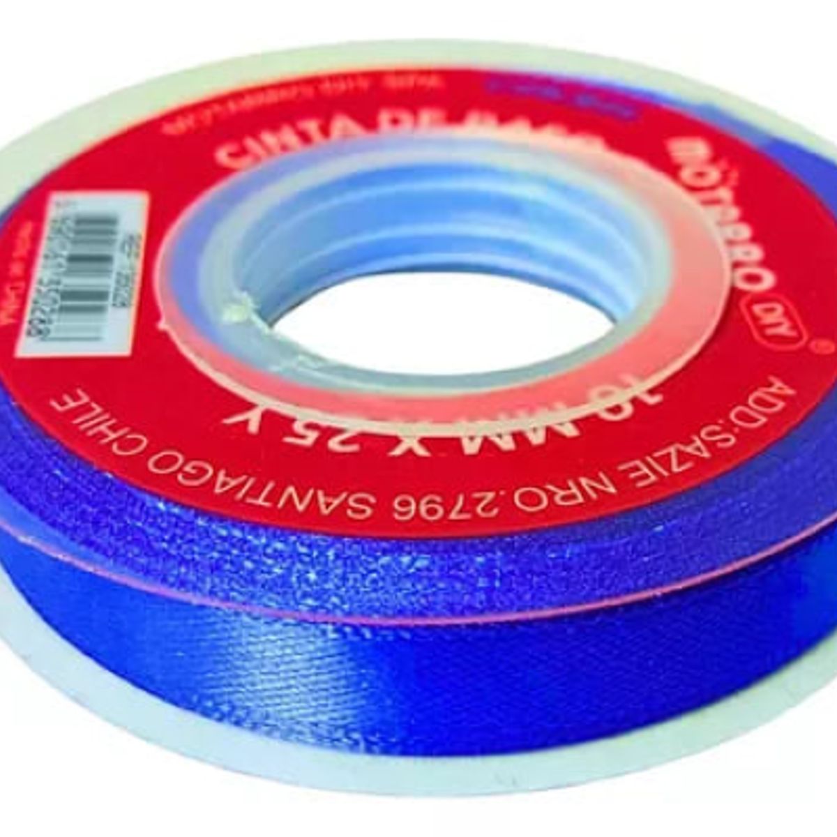 MOTARRO - Cinta De Raso De 10 mm X 25 m Azul