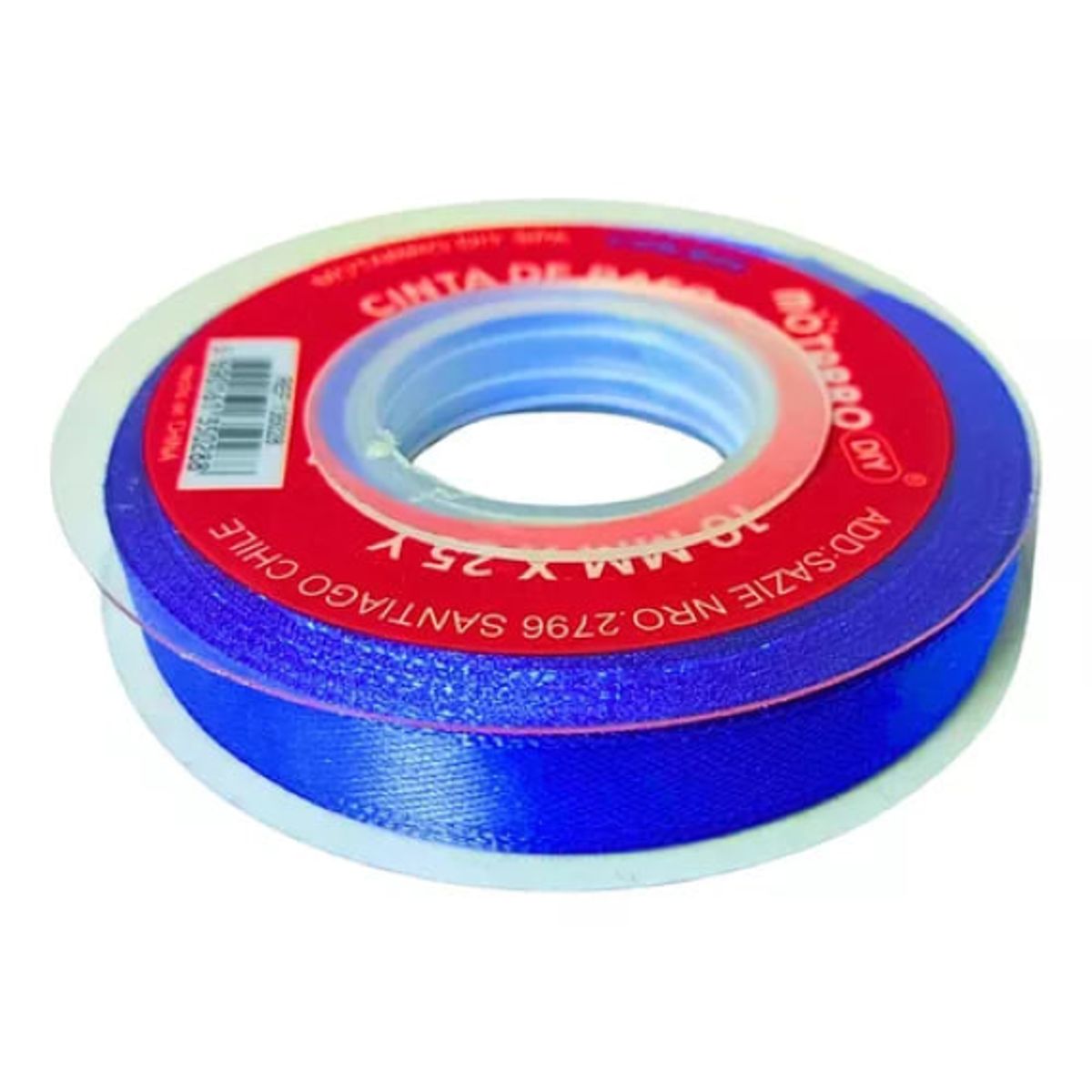 MOTARRO - Cinta De Raso De 10 mm X 25 m Azul